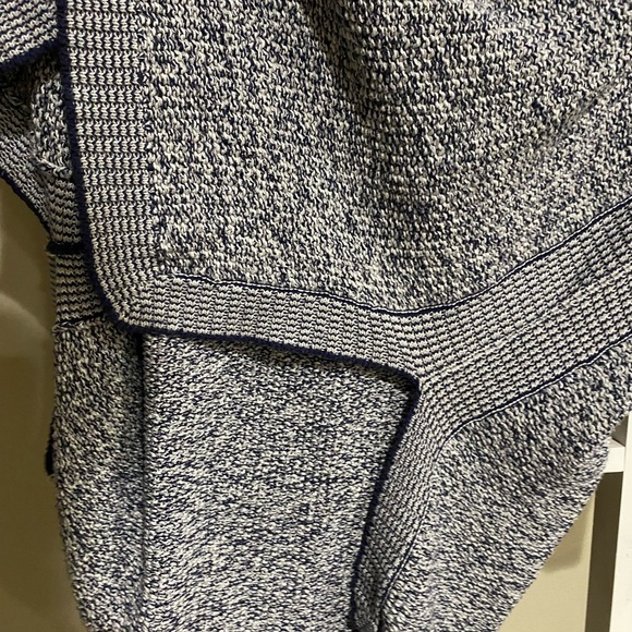 cabi Elsa Pullover Sweater Womens XS Blue Cable Knit Crew High-96 - Picture 6 of 7